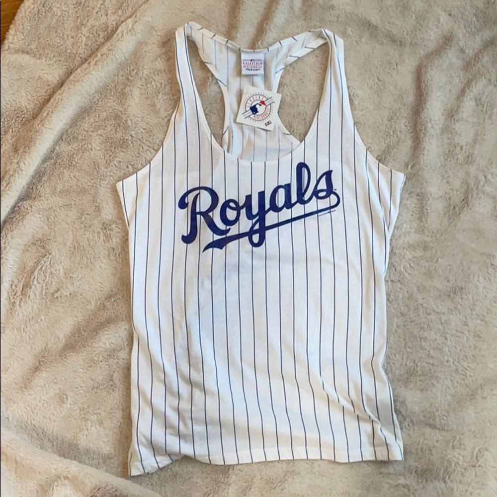 Royals Pinstripe Racerback Tank